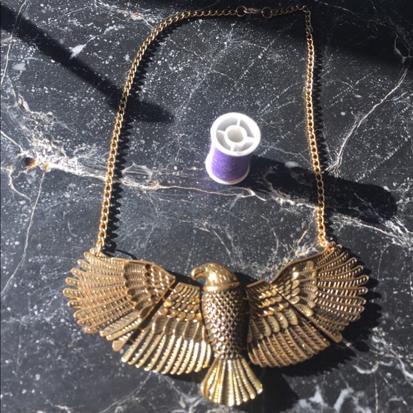 Huge Eagle Pendant Lady GAGaish - Picture 4 of 10